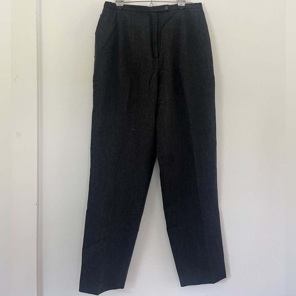 Vintage Gray Wool Dress Pants
